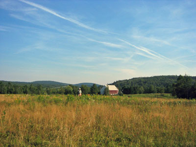 Eric -- out standing in his field