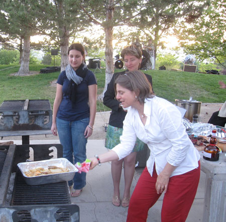 crepes suzette for dessert.