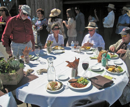 At the party that followed at Hudson Ranch, plenty of Mexican inspired food awaited us.