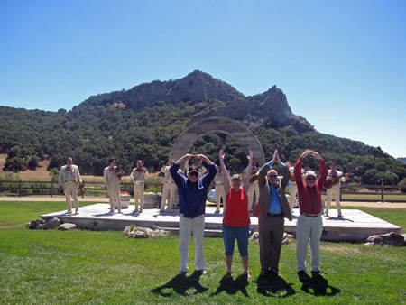 And to follow dinner, a very architectural and delicious wedding cake.