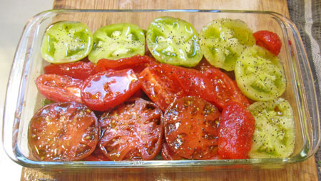 salted, peppered, oiled and ready for the oven