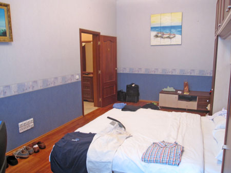 our apartment bedroom