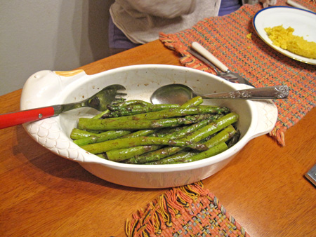 asparagus and cornbread