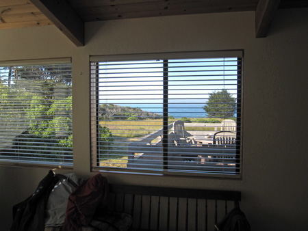 Carol and I were staying in the master bedroom and woke to this...