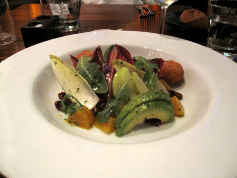 my beet salad; it seemed as though every chunk and leaf was carefully and individually placed. oh yes, it tasted sublime