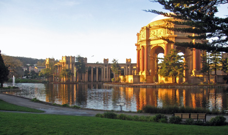 Palace of Fine Arts designed by Bernard Maybeck for the 1915 Panama-Pacific Exposition.